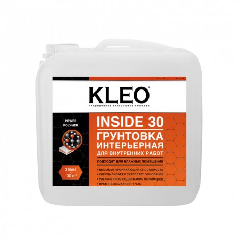 Грунтовка интерьерная KLEO INSIDE 30, 3 кг