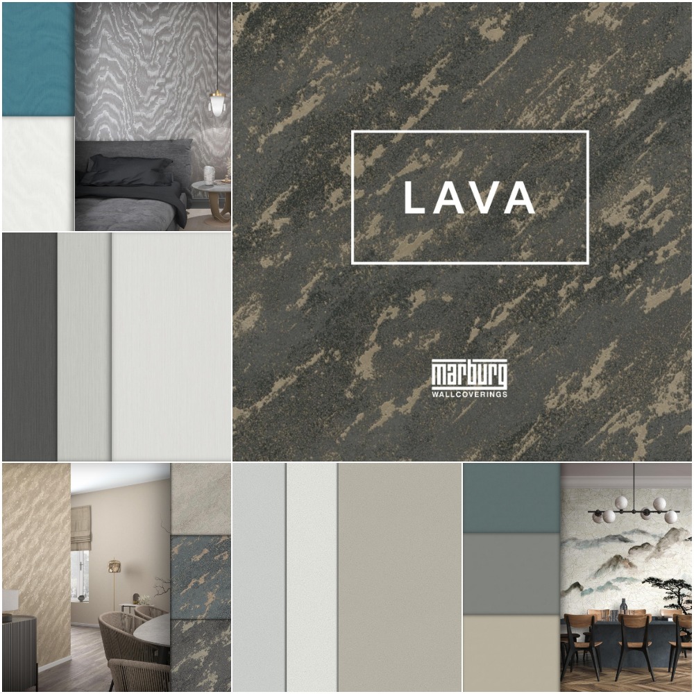 Каталог обоев Lava от фабрики Marburg!